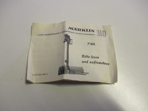 Märklin betriebsanleitung - märklin,