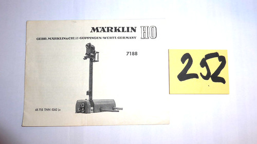 Märklin 7188 anleitung zum - 7188,