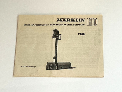Märklin signal 7188 - märklin,